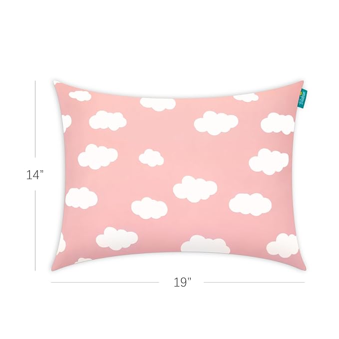 Toddler Pillow for Sleeping, Kid Pillow 14" x 19" for Small Travel Bed - Image 3