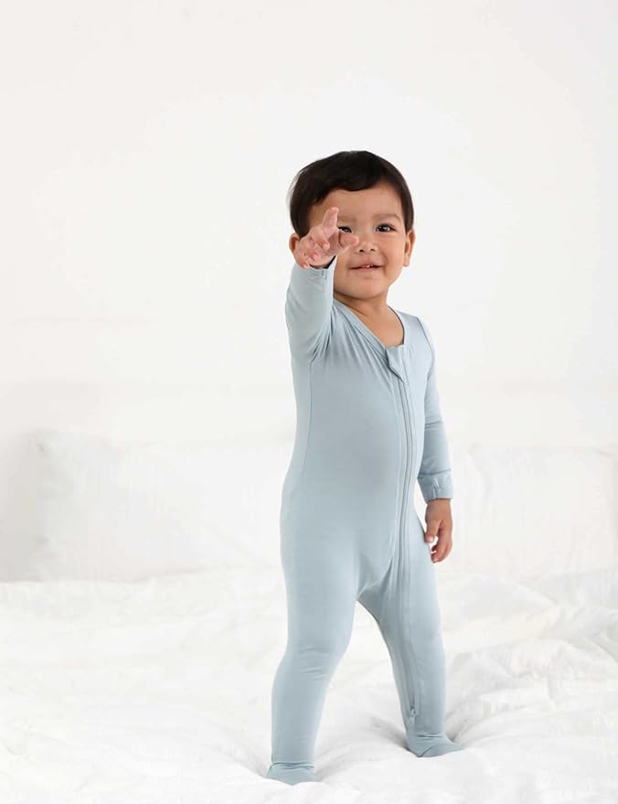 RRP Unisex Baby Footies Pajamas, Rayon Derived From Bamboo, Buttery Soft Sleep - Image 6