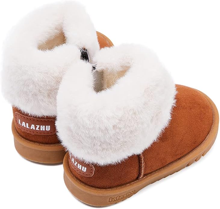 BMCiTYBM Girls Boys Snow Boots Warm Winter Fur Lined Baby Shoes - Image 5