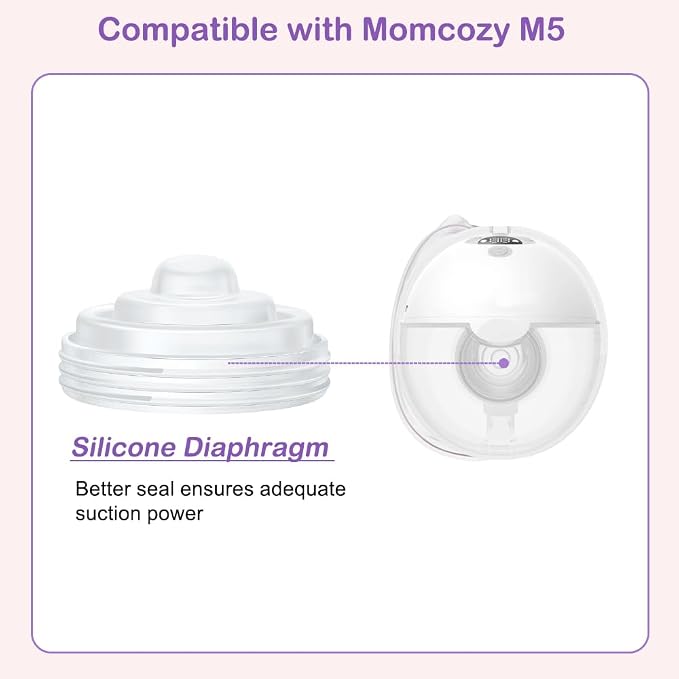 6Pcs Diaphragm Compatible with Momcozy M5 Breast Pump, Breast Pump Replacement - Image 2
