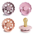 FRIGG Natural Rubber Baby Pacifier 4-Pack Sunset Bliss | Made in Denmark | by mushie