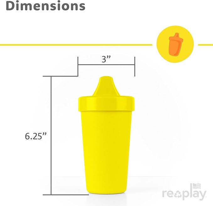 Re-Play Sippy Cups for Toddlers - 10 Oz. Reusable Spill Proof Cups for Kids - Image 9