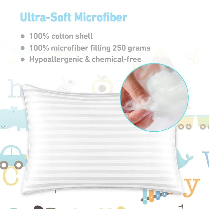 Babebay Toddler Pillow, 13x18 Toddler Pillows - Image 4