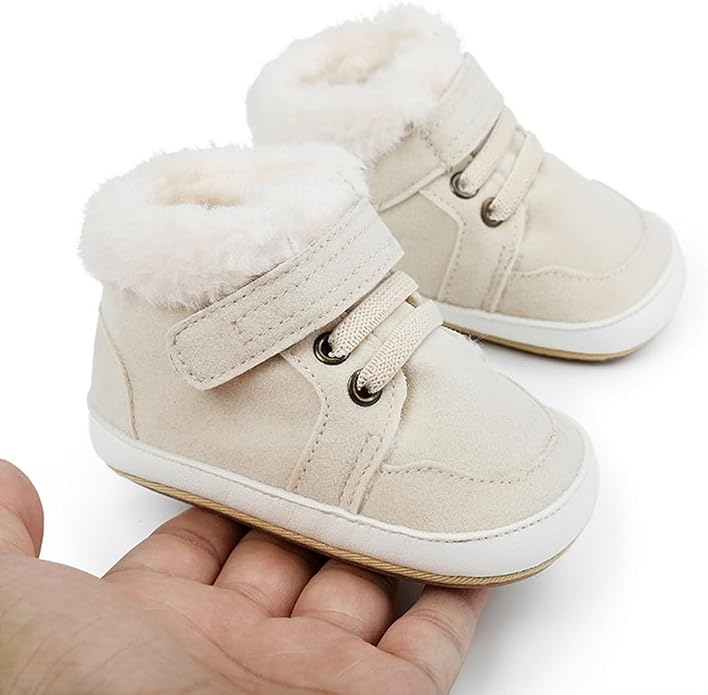 Clowora Baby Boys Girls Shoes Non-Slip Rubber Sole Sneakers Infant First - Image 4