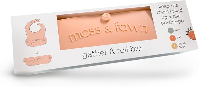 Moss and Fawn Gather & Roll Bib - Image 5