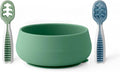 NumNum Baby Bowl & 2 Pack GOOtensils Baby Spoons, Suction Bowls by NumNum