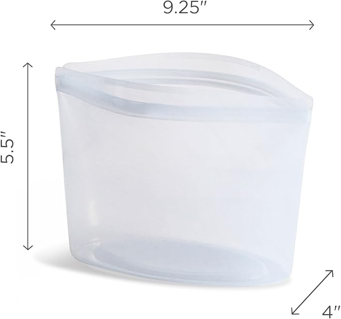 Stasher Premium Silicone Reusable Food Storage Bowl, Sous Vide, Dishwasher - Image 5
