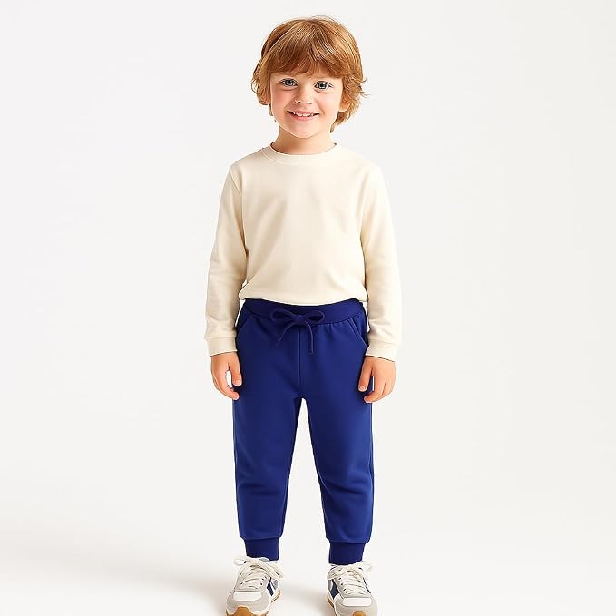 Boys Pants, Toddler 3 Pack Drawstring Elastic Sweatpants Cartoon Active Joggers - Image 5