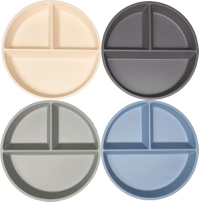 WeeSprout Divided Bamboo & Melamine Plates by WeeSprout