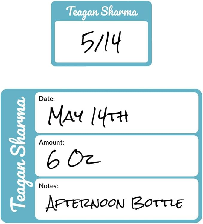 Name Bubbles - Reusable Baby Bottle Labels by NameBubbles