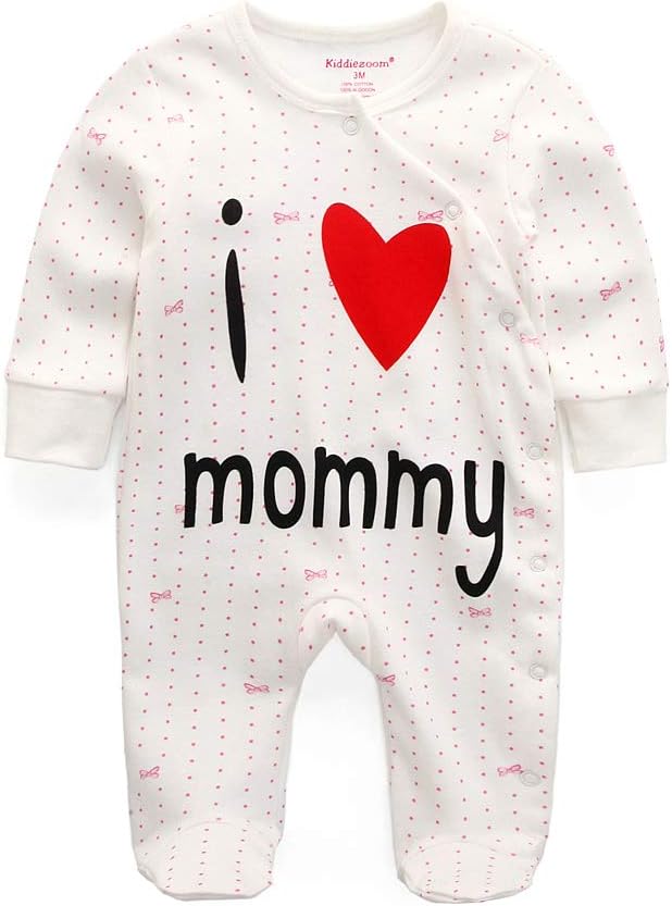 Kiddiezoom Baby and Toddler Boys'Snug Fit Footed One-Piece Romper Jumpsuit - Image 4
