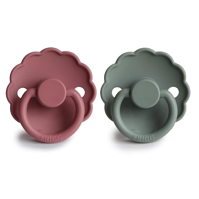 FRIGG Daisy SilkySoft Silicone Baby Pacifier | Made in Denmark | BPA-Free - Image 2