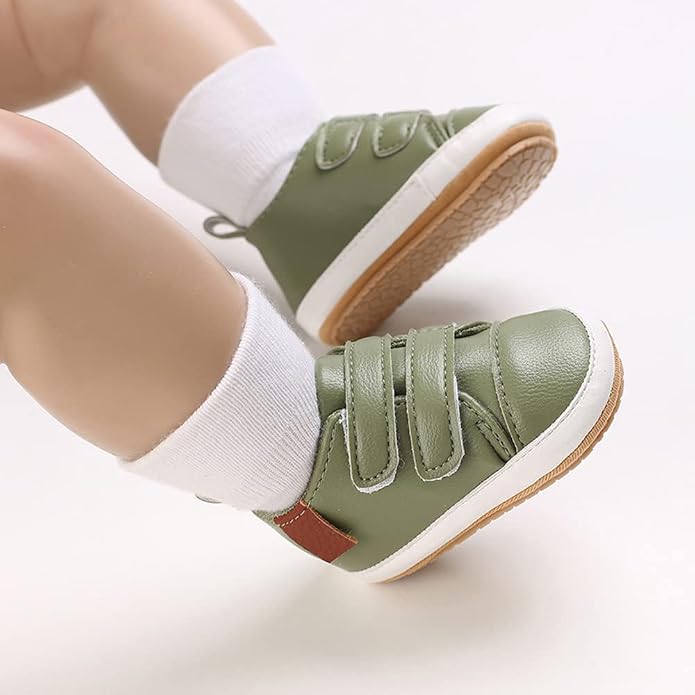 Clowora Baby Boys Girls Shoes Non-Slip Rubber Sole Sneakers Infant First - Image 2