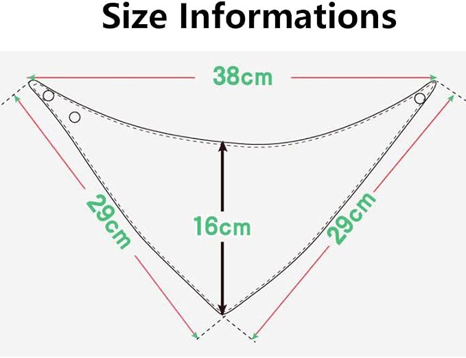 Baby Dribble Bib, Toddler Bandana Bib 3 Packs Super Absorbent Cotton Feeding - Image 5