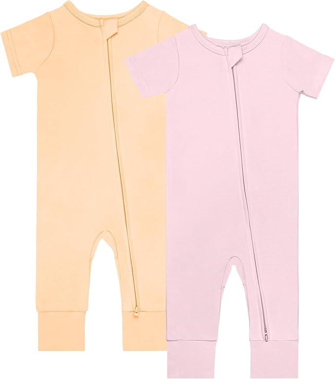 GUISBY Footless Short Sleeve Baby Pajamas by GUISBY