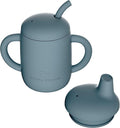 Cuddle Campus Sippy Cups 7OZ, Baby Cups, Shatterproof Silicone Straw Cup by CuddleCampus