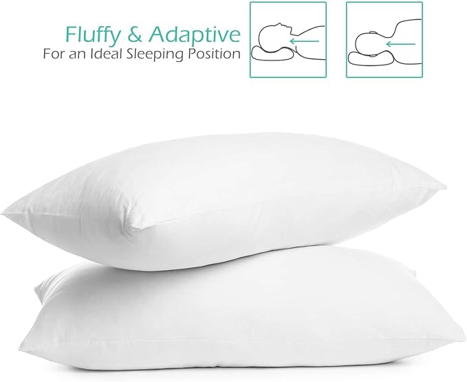Nestl 2 Pack Toddler Pillow for Sleeping 13 x 18, Small Kids Pillow for Travel - Image 4