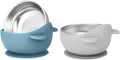 2 Pack Stainless Steel Baby Bowls by Wesketch