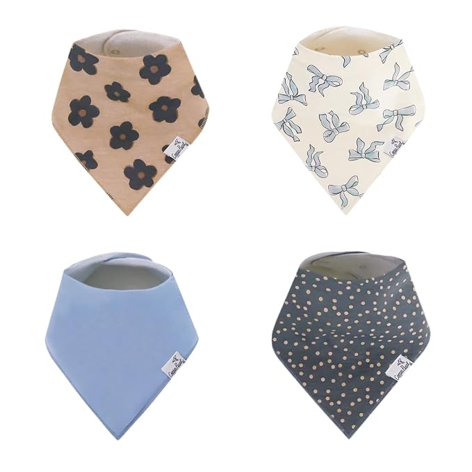 Copper Pearl Baby Bandana Drool Bibs by CopperPearl