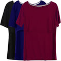 Smallshow Women's Maternity Nursing Tops Short Sleeve Breastfeeding Clothes by Smallshow