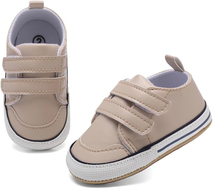 Clowora Baby Boys Girls Shoes Non-Slip Rubber Sole Sneakers Infant First - Image 5