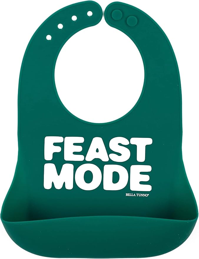 Baby Bib for Eating by Bella Tunno, Waterproof Silicone Bib by BellaTunno