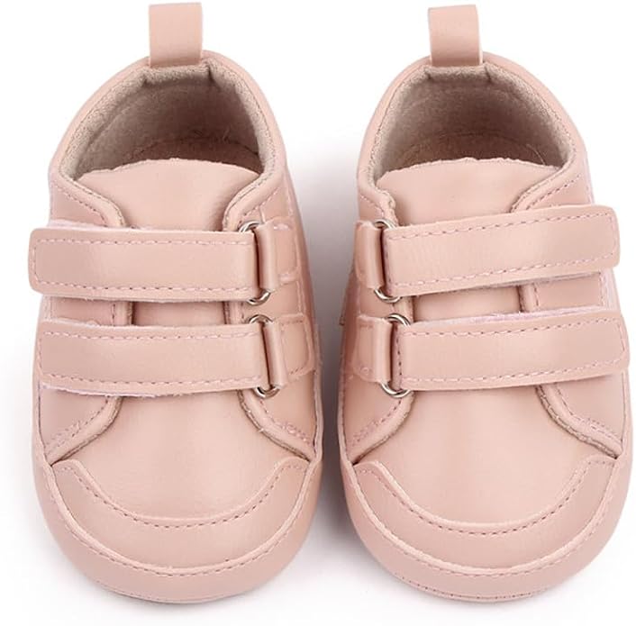 LONSOEN Baby Girls Boys Loafers Prewalker Dress Crib Shoes - Image 2