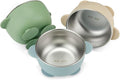 PandaEar 3 Pack Stainless Steel Baby Suction Bowls, Non-Slip Child Food Bowl by PandaEar