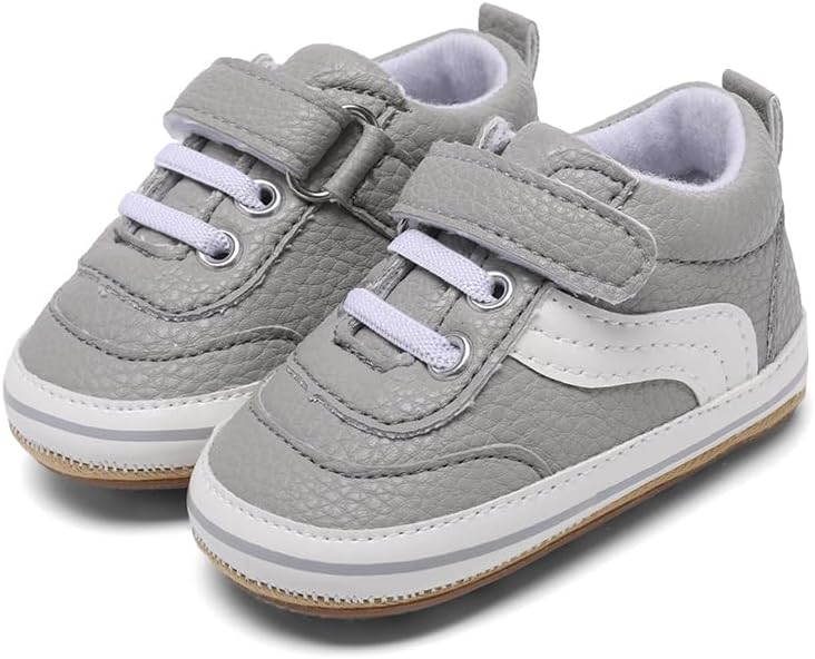Clowora Baby Boys Girls Shoes Non-Slip Rubber Sole Sneakers Infant First - Image 5