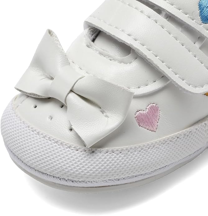 Clowora Baby Boys Girls Shoes Non-Slip Rubber Sole Sneakers Infant First - Image 5