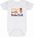 ChalkTalkSPORTS Basketball Baby & Infant One Piece | Basketball Theme Bodysuits by ChalkTalkSPORTS