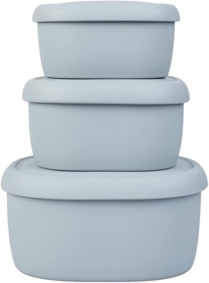 BLUE GINKGO Nesting Silicone Containers by BLUEGINKGO