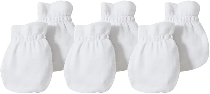 Burt's Bees Baby Unisex Baby Mittens, 100% Organic Cotton, One Size 3-Pack by BurtsBeesBaby
