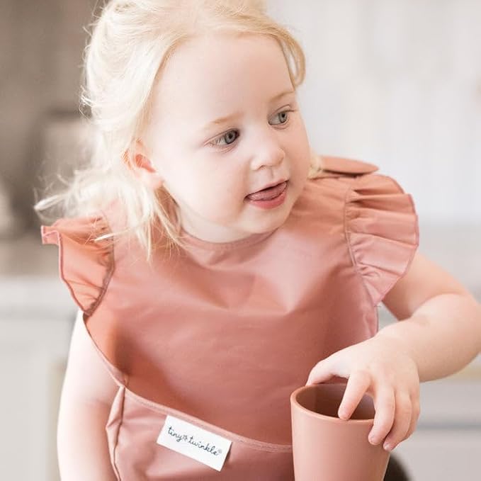 Tiny Twinkle Mess Proof Baby Bibs - Image 2