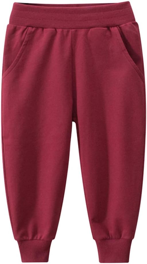 HUAER& Baby Boy's Jogger Pants Dinosaur Car Animal Print Drawstring Elastic - Image 4