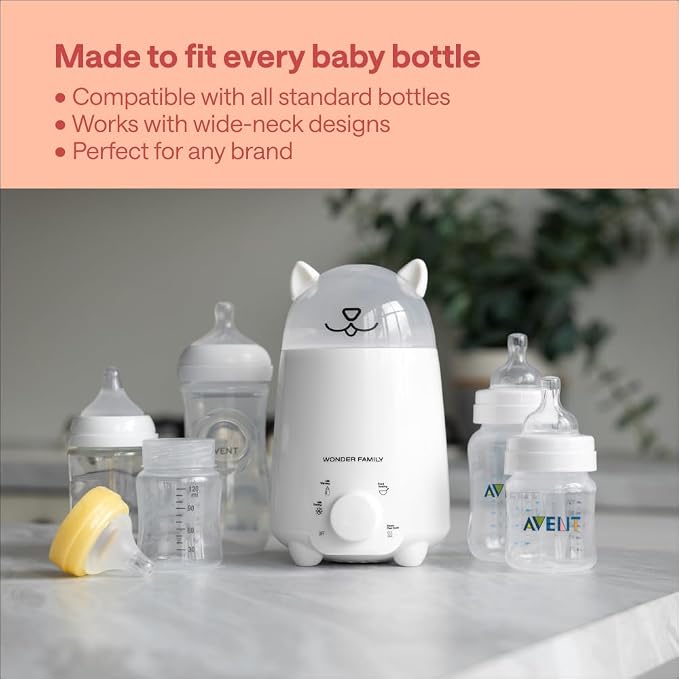Portable Baby Bottle Warmer for Breastmilk & Formula – 4-in-1 Defrost, Food and - Image 4