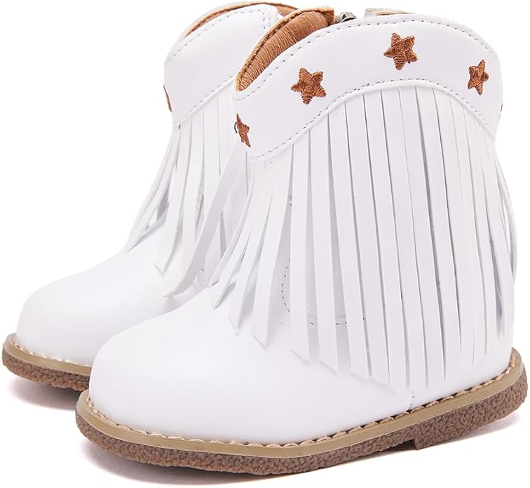 BMCiTYBM Baby Cowboy Cowgirl Boots Infant Western Shoes Boys Girls Round Toe by BMCiTYBM