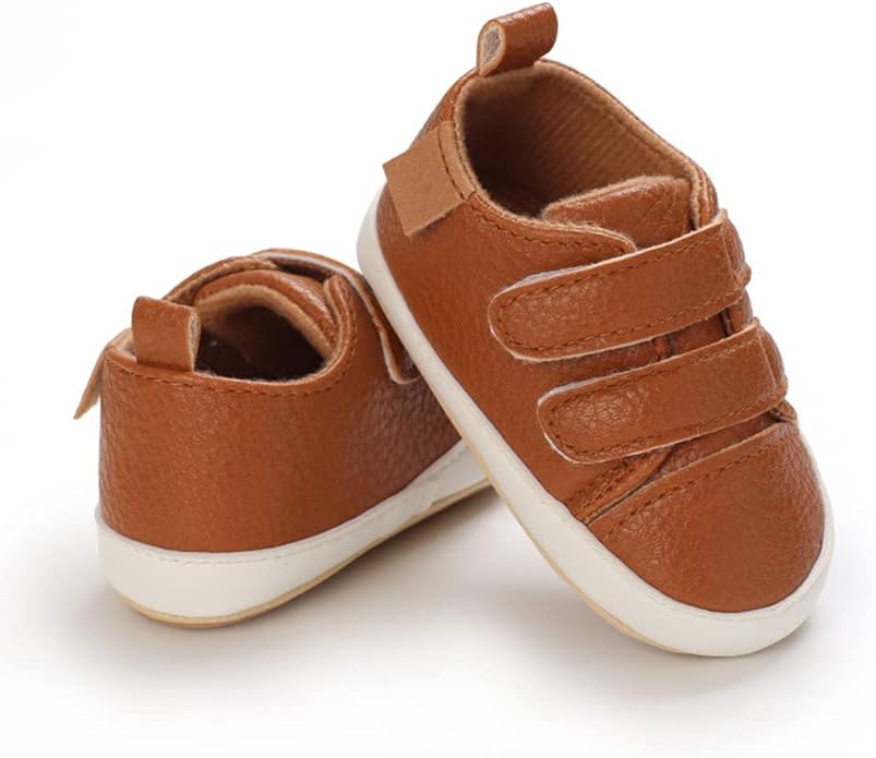 Clowora Baby Boys Girls Shoes Non-Slip Rubber Sole Sneakers Infant First - Image 4
