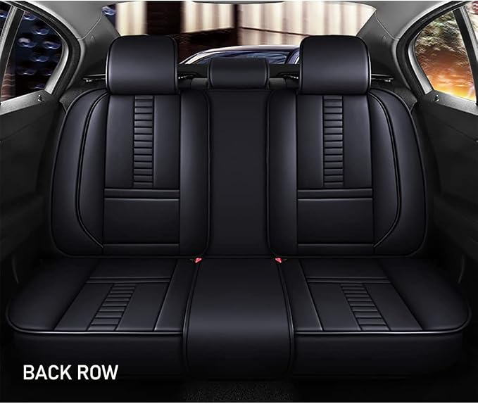 Waterproof 5 Car Seat Covers for Suzuki 1999-2025 95% Models, Premium Leather - Image 4