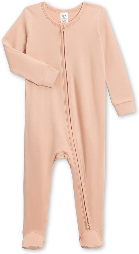 Colored Organics Baby Zip-Up Footed Sleeper by ColoredOrganics