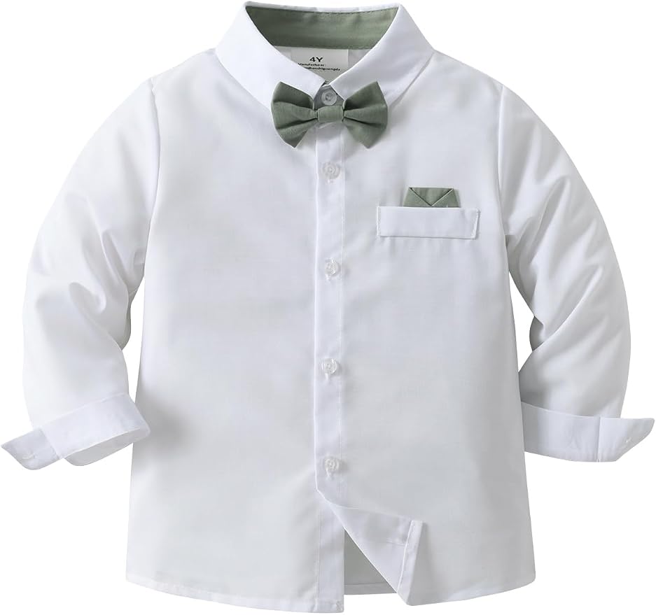 Boarnseorl Baby Boys Pants Sets, Toddler Gentleman Outfits, Infant Long Sleeve - Image 4