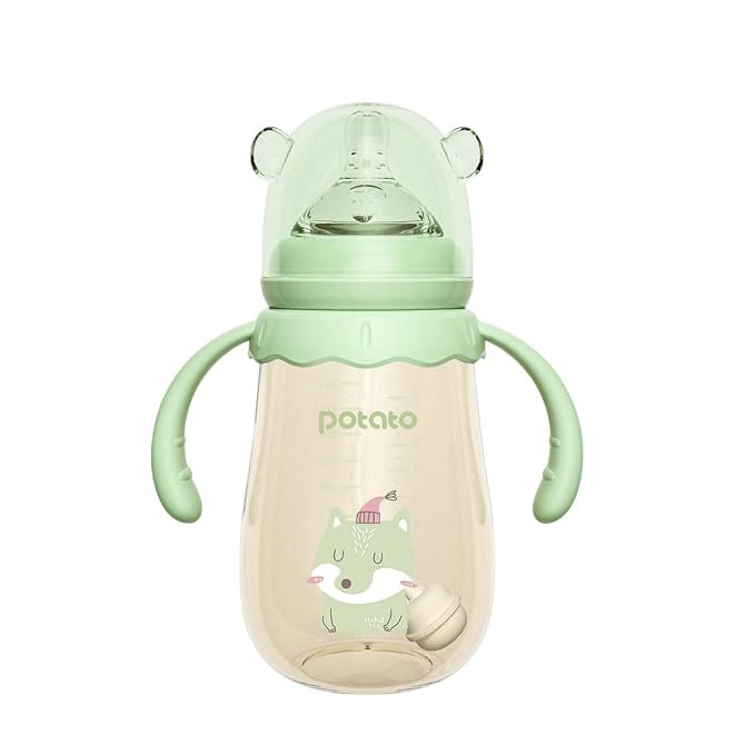 POTATO Baby Bottles PPSU Baby Feeding Bottle 10 oz Anti-Colic Bottles by POTATO