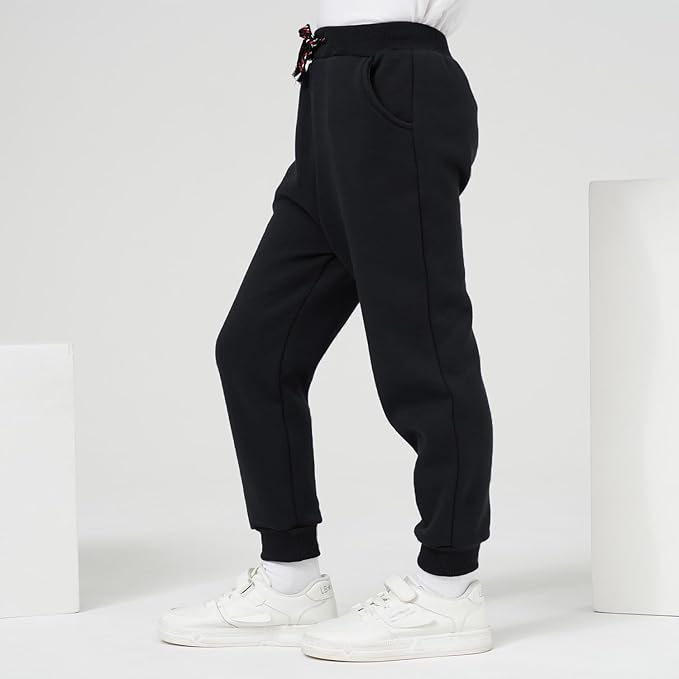 3 Pack Boy's and Girl's Fleece Pull on Jogger Sweatpant - Image 4