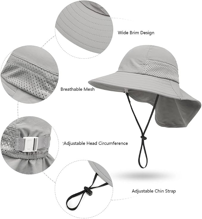 Baby Sun Protection Hat for Infant Toddlers Boys Girls UPF 50+ Sunhat for - Image 6