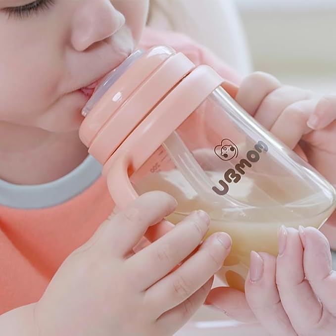 UBMOM Sippy Cup with Straw and Handle, Spillproof Baby and Toddler Cups with - Image 4