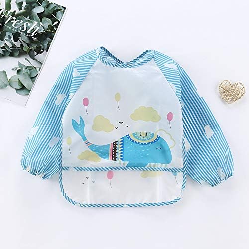 PandaEar (3 Pack Long Sleeve Bibs| Waterproof Full Sleeve Bib - Image 2