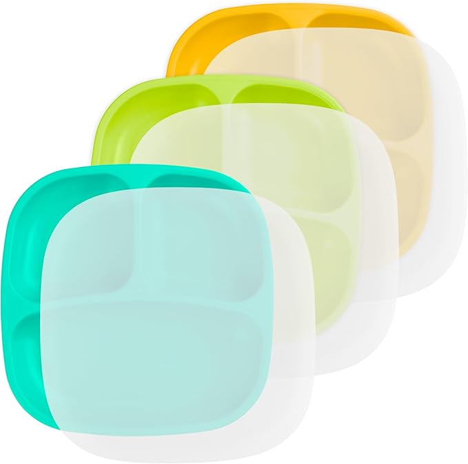 Re-Play Toddler Plates with Dividers by Re-Play