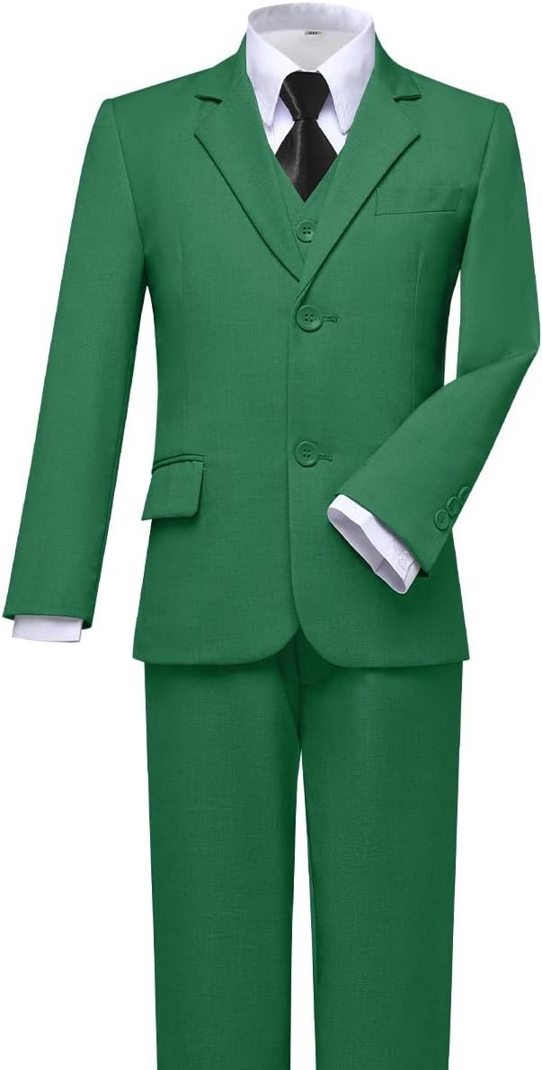 Visaccy Boys Suits Slim Fit Dress Clothes Ring Bearer Outfit - Image 5