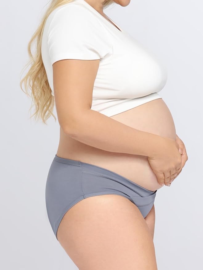 Angelhood 6 Pack Womens Cotton Maternity Underwear, Healthy Maternity Pregnancy - Image 3