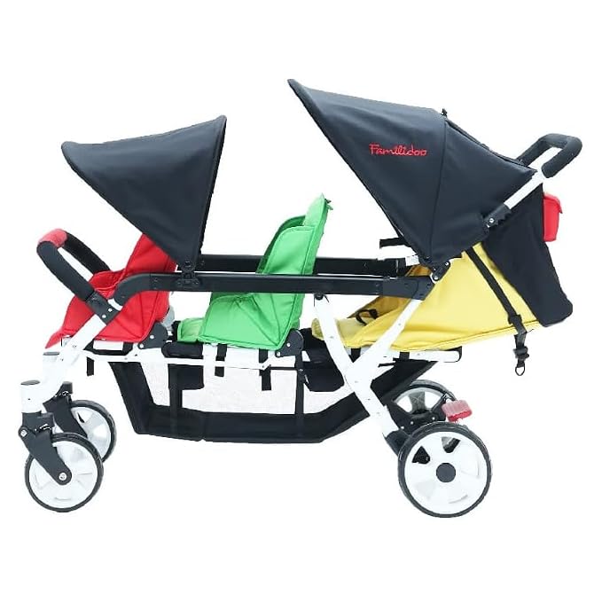Familidoo H3E 3 Seat Baby Stroller - Image 5